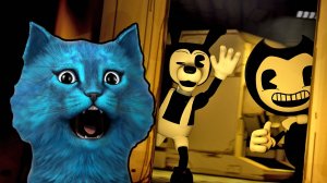 БЕНДИ и ЧЕРНИЛЬНАЯ МАШИНА ГЛАВА #1 Bendy and the Ink Machine КОТЁНОК ЛАЙК играет летсплей