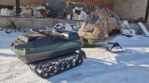 🎯Прицеп Спутник + палатка