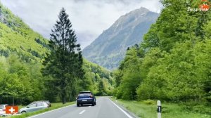 🇨🇭Поездка по Швейцарии в формате 4K ! Поездка из Вильдерсвиля в долину Лаутербруннен !