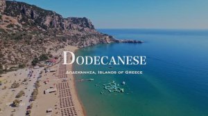 [4K] DODECANESE   2 HOUR Drone Aerial Relaxation Film of Greece   Rhodes Kos