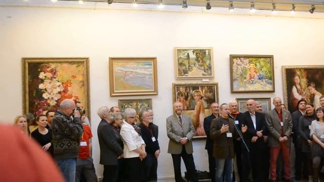 Открытие выставки 07.03.17 На солнечной стороне... в Петербурге.. смотреть онлайн