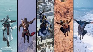 Прыжок с САМОЙ ВЫСОКОЙ ТОЧКИ в серии игр Assassin's Creed