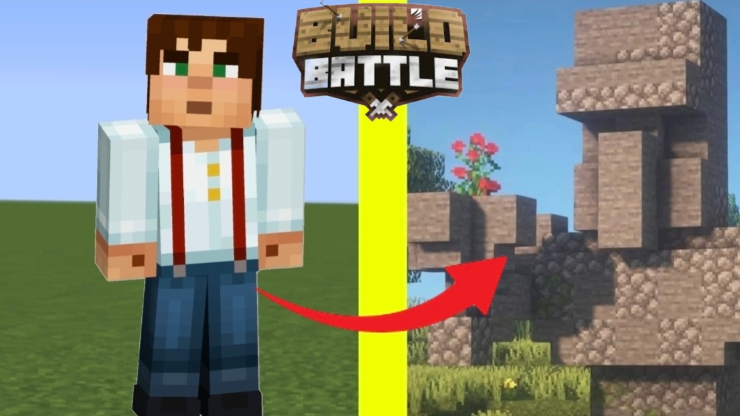 Зашёл в БИТВУ ПОСТРОЕК и Построил... | Minecraft смотреть онлайн