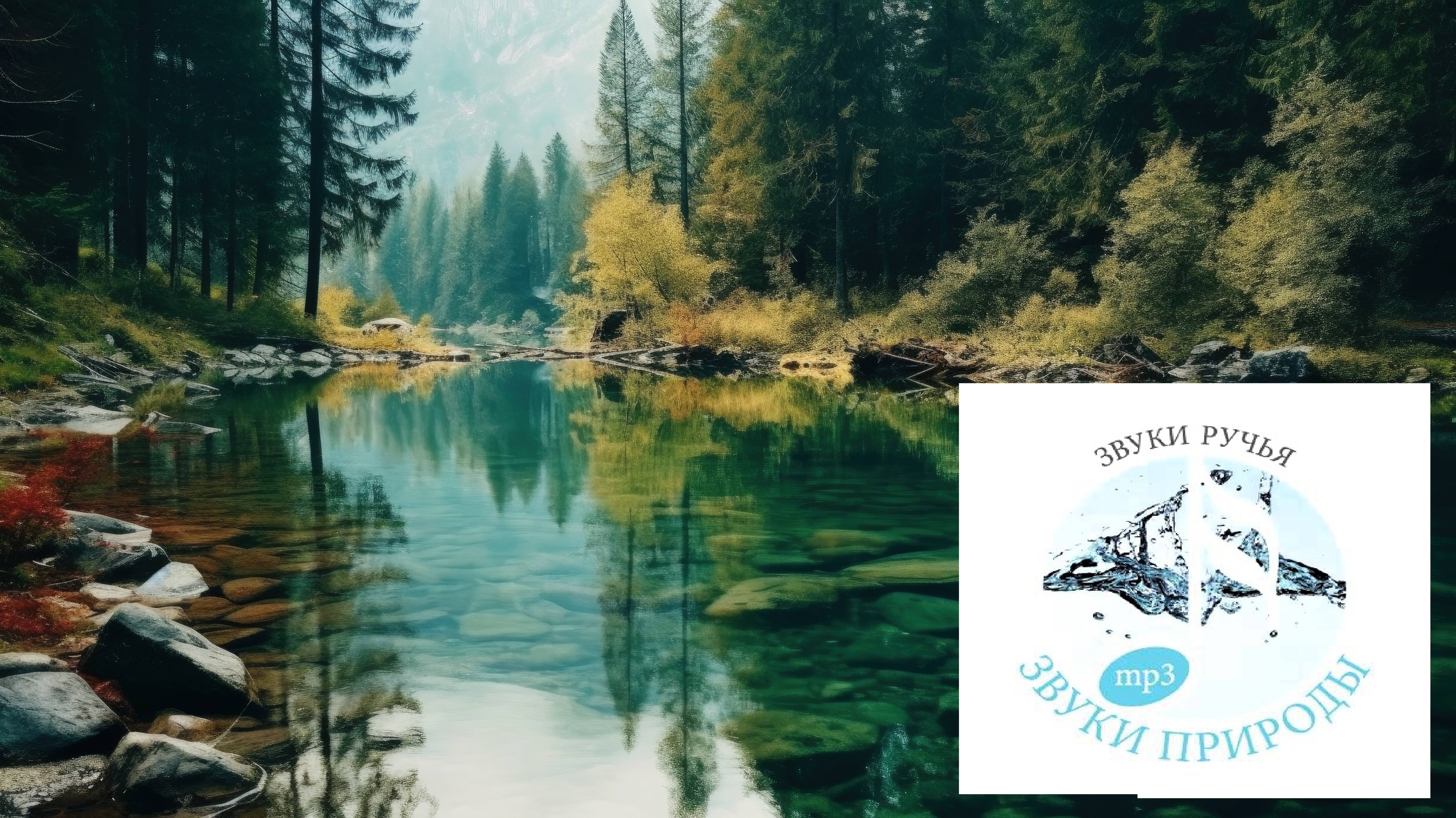 Звуки природы.Звуки ручей. смотреть онлайн