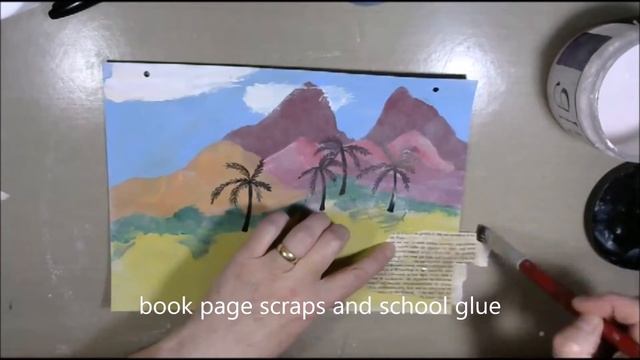 Mixed Media Page ....June Challenge Artist Birthdays смотреть онлайн