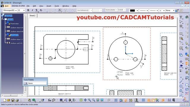 CATIA Drafting Tutorial for Beginners - 2