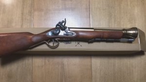 Мушкет пиратский 18 века латунь, Flintlock blunderbuss, England 18th. C, Denix 1094/L