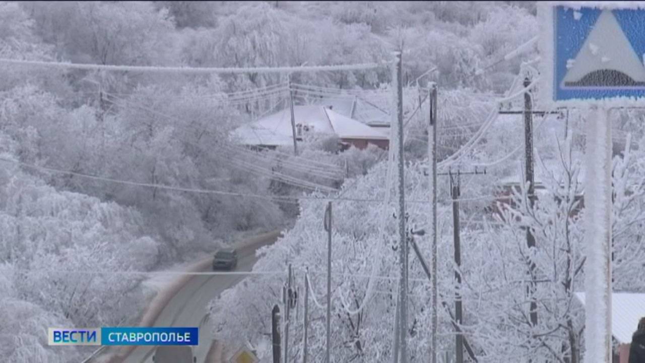 Зима ударила по Ставрополью с новой силой