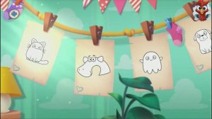 Игра "Сказбука - раскраска животные", Развивающая игра для детей.
