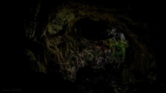 Шум нежного дождя и ветерка в пещере для сна и медитации смотреть онлайн