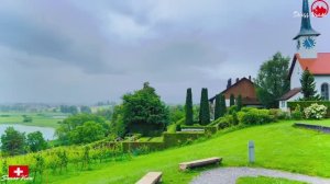 Прогулка под дождем, Швейцарский фермерский дом | Самостоятельный сбор вишни! Швейцария