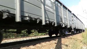 Как останавливается грузовой поезд 2ЭС6-028 «Синара»