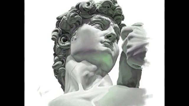 David statue Digital drawing смотреть онлайн
