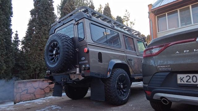 Land Rover Defender запуск двигателя при помощи предпускового догревателя Webasto Thermo Top EVO C.