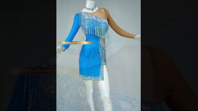#03156 International Ballroom Latin Dance dress смотреть онлайн