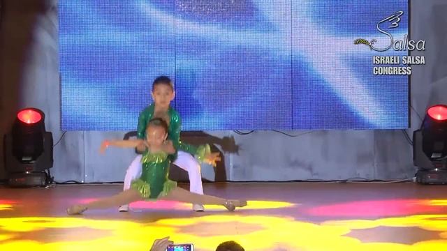 Israeli Salsa Congress 2014 Kevin & Beverly World champions aged 6 & 7 смотреть онлайн