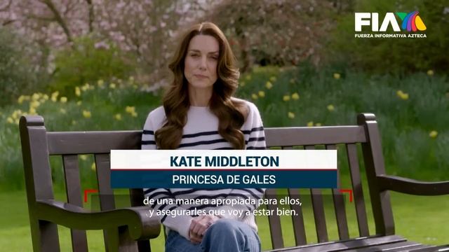 #ReinoUnido | La princesa de Gales, Kate Middleton confirmó que padece cánce