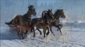 "Ехали на тройке с бубенцами". Елена Бажанова.