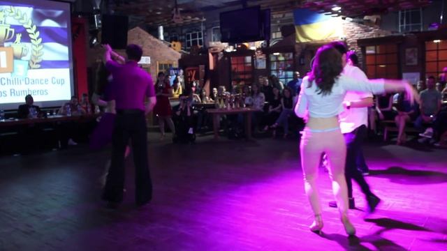 Bachata Cup - начинающий уровень - отборный заход 2-  Lago&Chili Cup  2.04.2016 смотреть онлайн