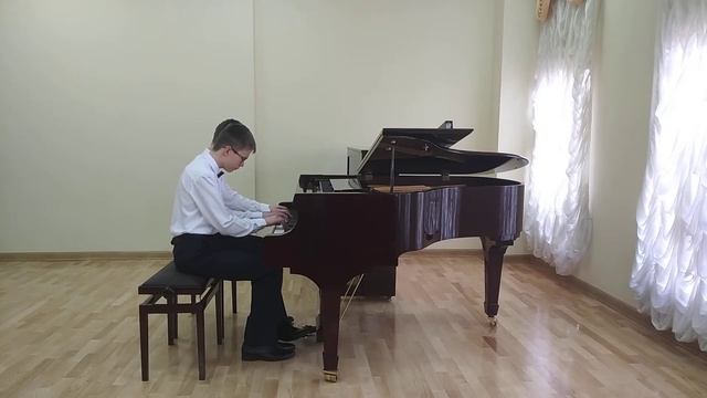 В. А. Моцарт Соната B-Dur KV 358 1 часть. Исполняют Швыдков Илья Швыдков Вадим.