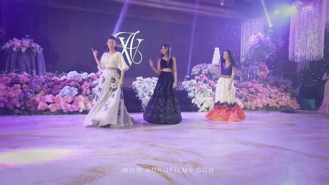 High Heels Te Nachche || Vicky & Arosha's Wedding Dance Performance | Reception смотреть онлайн