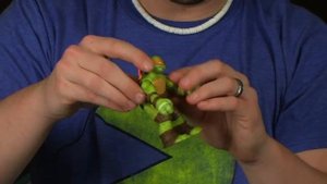Playmates Teenage Mutant Ninja Turtles 2012 Michelangelo Toy Fair Exclusive Figure Review