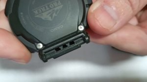 PRG-340 Casio Pro trek замена ремешка.
