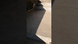 Уличная ступень из керамогранита. Косой подступенок.