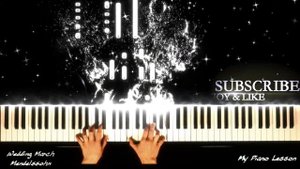 Wedding March - Felix Mendelssohn (SLOW Piano Tutorial)