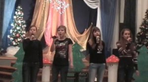 Рождественская песня " Над городом кружит пурга"