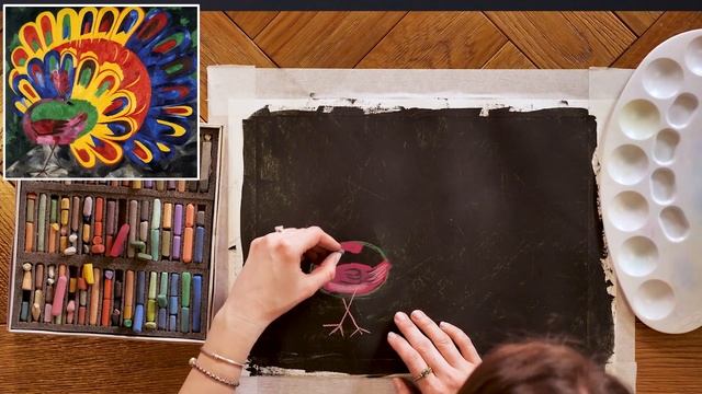 Kidsarts. Курс "Русские Художники". Наталья Гончарова. Рисование для детей смотреть онлайн