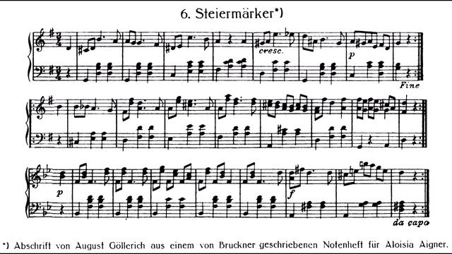 Bruckner, Anton (c. 1850): Steiermärker, WAB 122 — Francesco Pasqualotto смотреть онлайн