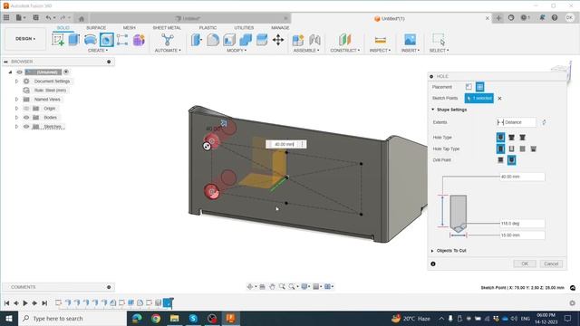 Autodesk Fusion 360 Tutorial : How to make a Sheet metal part ? || By Devendra