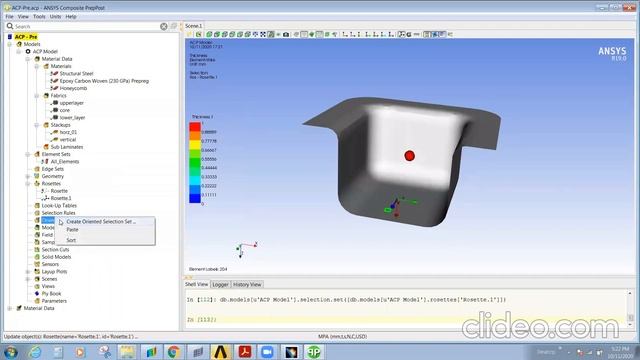 Ansys WB-Composite analysis of different layer using ACP Prepost.#fea #mechanical #ansysworkbench