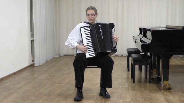 Краськова Полина Гендель Прелюдия Мокроусов Одинокая гармонь