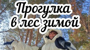 Прогулка в зимний лес 🌲 10 км по сугробам!😱