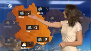 Lenka Vavrinčíková Slovakia Weather Presenter 11 1 2017