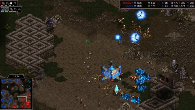HOLD THE LINE! Larva!  Z vs Snow!  P on Polypoid - StarCraft - Brood War - 2024