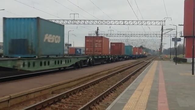 М62 маневрирует на ст.Жодино. ВЛ80 с грузовым на Борисов смотреть онлайн