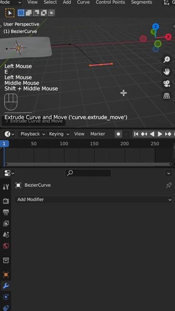 Blender Tips - Cloth Simulation and Bezier Curve