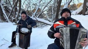 ♫ ♫ Это просто Шедевр ! ! !  На Белом Покрывале Января на Баяне . . .