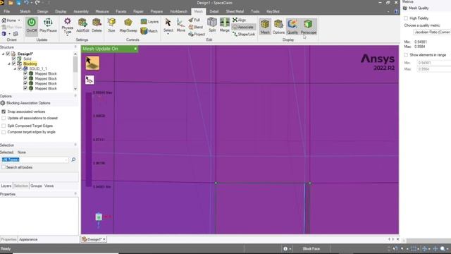Spaceclaim Mesh Tutorial - Bounding Box Mesh #ansystutorial #spaceclaim #ansysworkbench #hypermesh