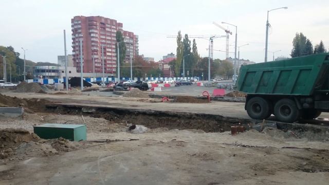 Реконструкция пл. Василевского в Калининграде 2 Reconstruction of Vasilevsky Square Kaliningrad смотреть онлайн