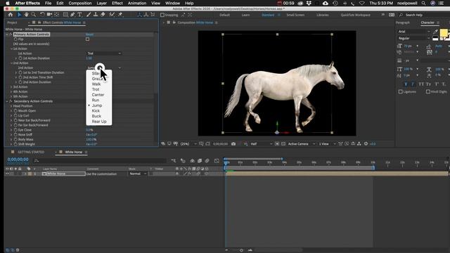 Make A Custom HORSE Animation - After Effects Tutorial смотреть онлайн