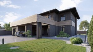 Архитектурный проект. Разработка проекта дома площадью 280 кв.м.