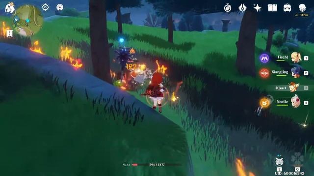 Genshin Impact - Klee low level test смотреть онлайн