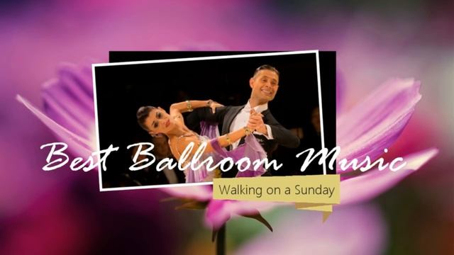 Slow Foxtrot music Dancing Ballroom Orchestra  Walking On A Sunday