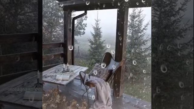 Тишина,музыка и дождь!!! Вот такое сочетание иногда нужно человеку. смотреть онлайн