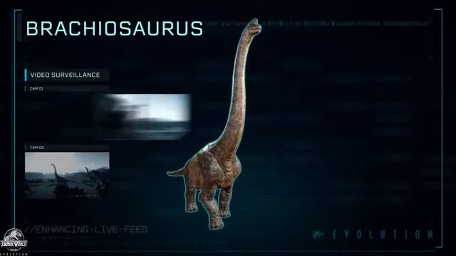 Профиль брахиозавра. смотреть онлайн