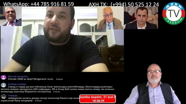 Tarixini unutsan, gələcəyin təhlükəyə düşəcək. AzerFreedom TV-nin arxivindən 21.7.2020. смотреть онлайн